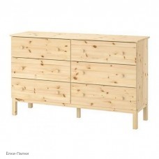 Комод 6 ящиков "Тарва" 1545х390х915мм (IKEA)