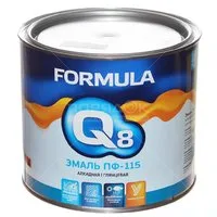Эмаль ПФ-115 красная 0,8кг "Formula Q8"
