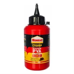 Клей "Момент-Супер" ПВА класс "Д2" 250гр (красный)