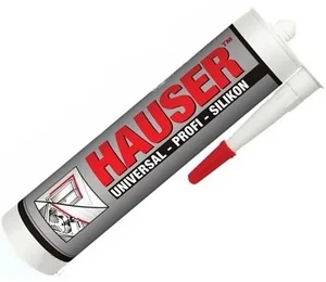 Герметик "HAUSER" универс.силикон. белый 260мл