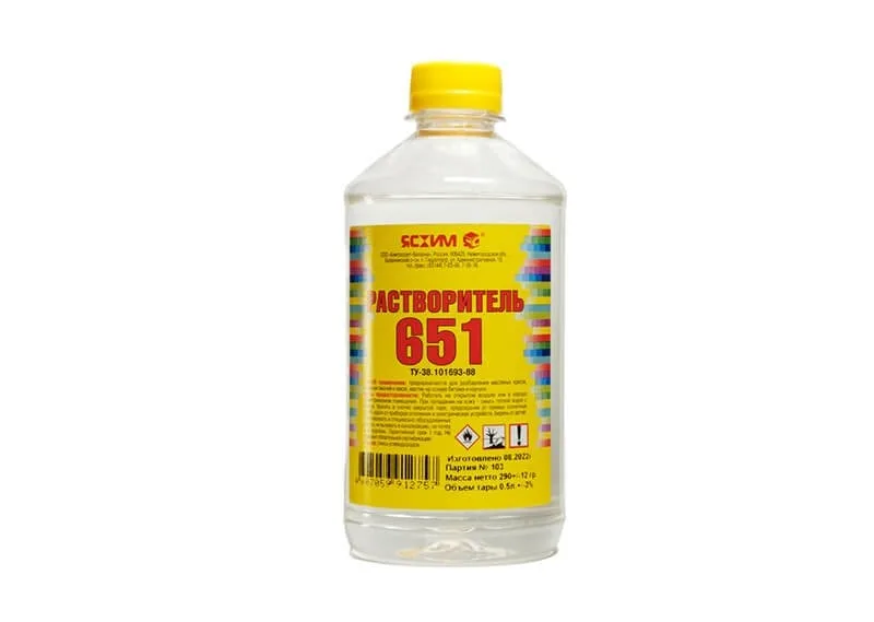 Растворитель 646 0,5л "ЯСХИМ"