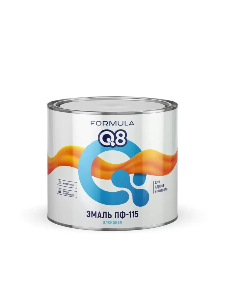 Эмаль ПФ-115 белая 1,9кг "Formula Q8"