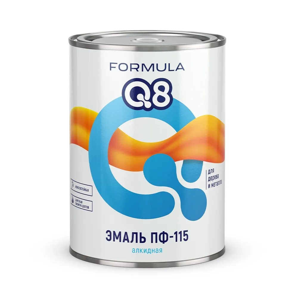 Эмаль ПФ-115 салатная 1,9кг "Formula Q8"