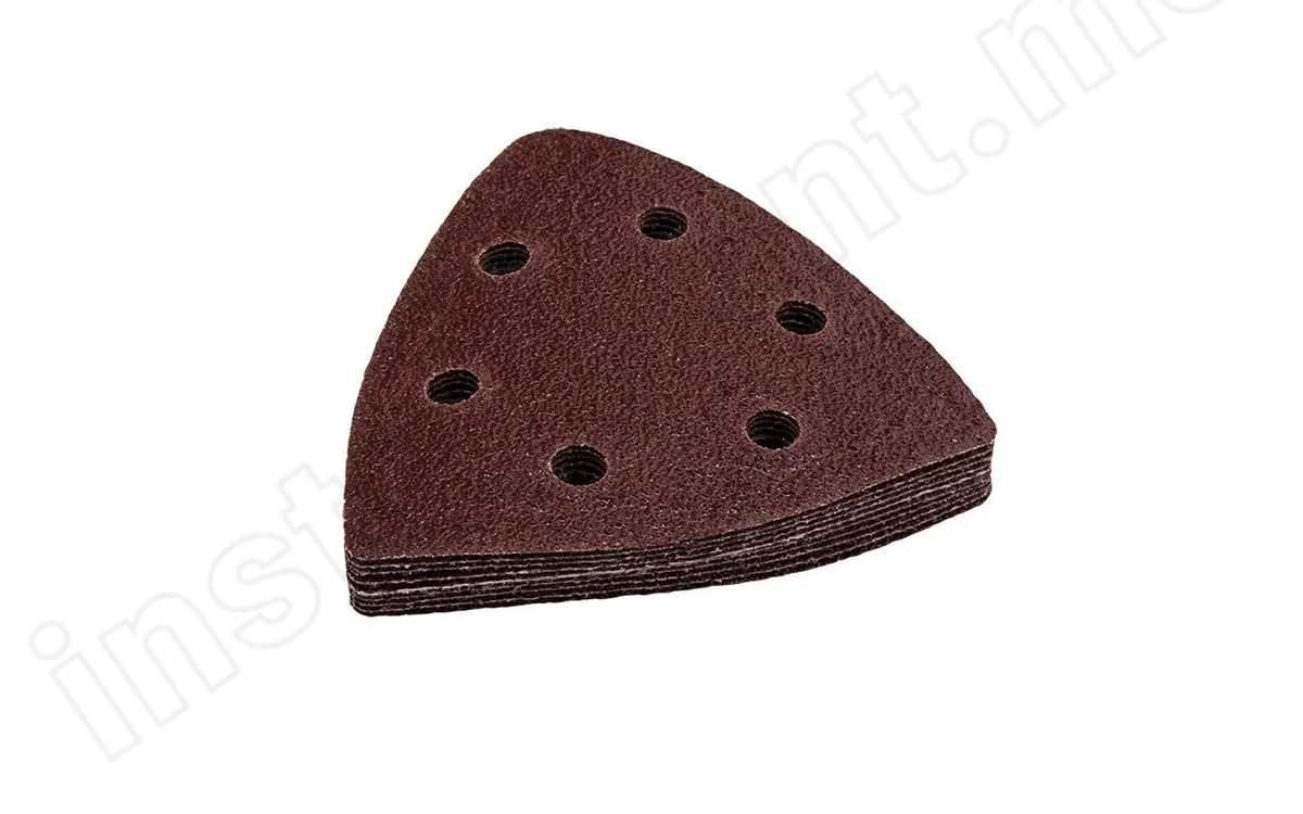 Насадка для МФИ Практика шлиф.листы, дельта, VELCRO, 6 отверстий 93мм, Р120